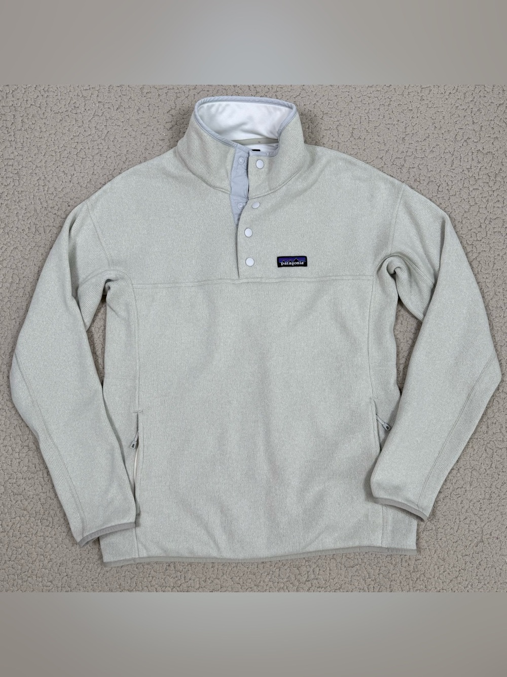 Patagonia Lightweight Better Sweater Snap-T Pullover Bleached Stone